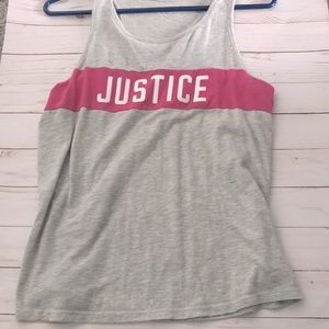 Justice tank top
